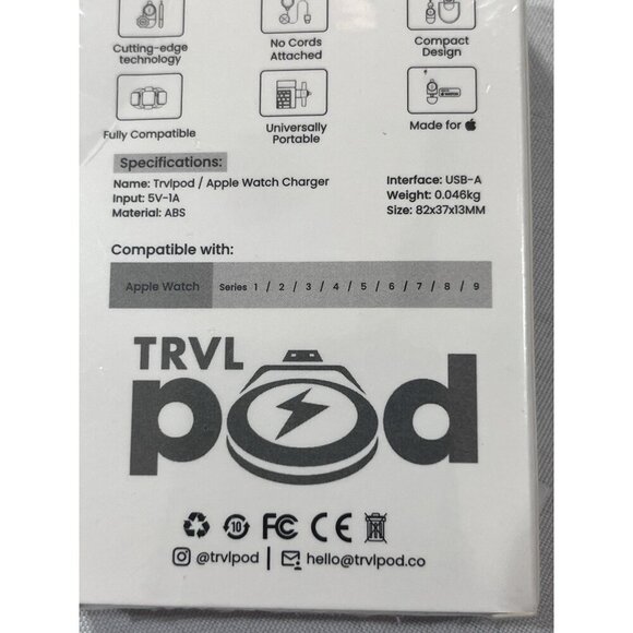 Trvlpod Apple Watch Charger - Picture 2 of 3